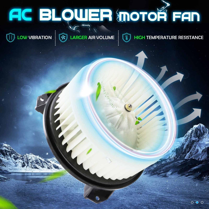 ILONPA AC HVAC Heater Blower Motor Fan 87103-60400 Replacement Fit for Dodge Journey, ES300h/ES350/GX460/RX350/RX450h, 4Runner/Avalon/Camry/Highlander/Tundra/Venza - Image 2